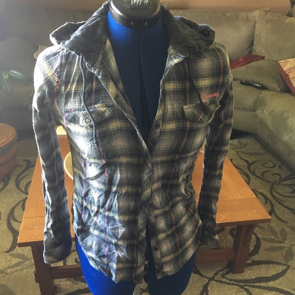 Billabong Hooded Flannel